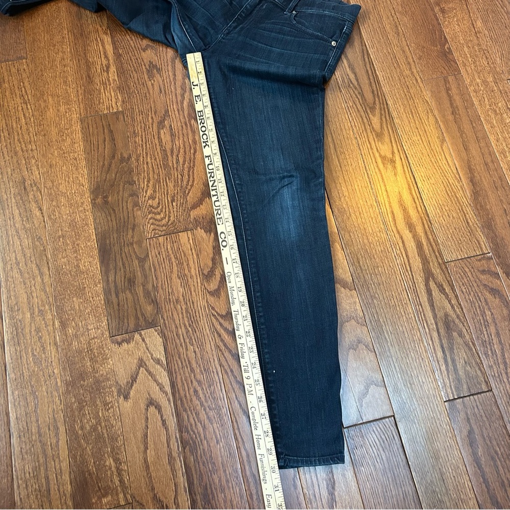 Express Jeans Mid Rise Dark Wash Skinny Jeans Size 8 - Picture 10 of 10